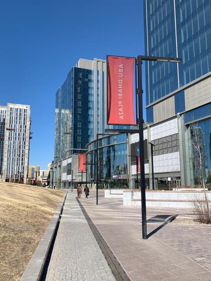 Квартира С Видом На Abu Dhabi Plaza Nur-Sultan  Exterior photo